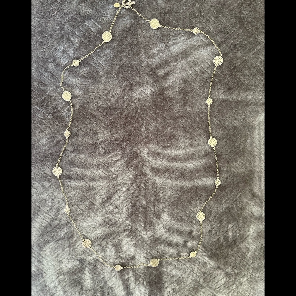 Anna Beck Long Multi Disc Station Necklace